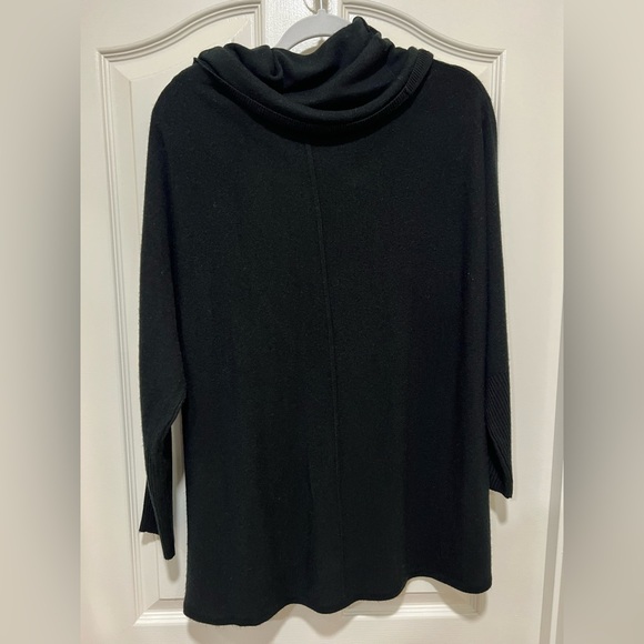 Cashmere wool blend cowl neck sweater - Picture 3 of 7